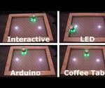 Arduino Interactive LED Coffee Table