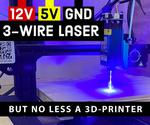 ADDING a 3-Wire Laser to a CR-10S 3D Printer