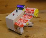 DIY Arduino Based Auto Label Dispenser Machine
