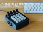MIDI Adobe Lightroom controller