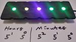 Quinary LED Art Clock