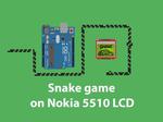 Snake Game on Nokia 5510 LCD