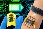 Stretchable micro-supercapacitors to self-power wearable devices