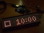 Chess clock using 3208 Led Matrix