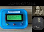 LCD Poetry Clock
