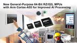 Renesas Launches New General-Purpose 64-Bit RZ/G2L Group of MPUs with Latest Arm Cortex-A55 for Improved AI Processing