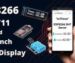 ESP8266 Webserver DHT11 Sensor and OLED Display