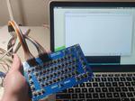 64-Key Prototyping Keyboard Matrix for Arduino