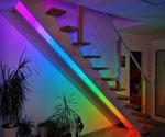 Automatic Rainbow Staircase Lighting