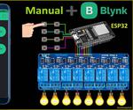 Smart Home Automation Using Blynk & ESP32 IoT Projects | WiFi & Manual