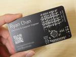 Tic Tac Toe on a Business Card