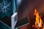 Radiative cooling and solar heating from one system, no electricity needed