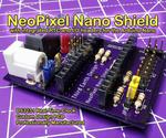 Arduino Nano NeoPixel Shield With Integrated RTC