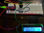 How to type on LCD using Bluetooth