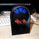 Arduino Nipkow disk clock