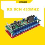 433 MHz receiver 8 channels with self-learning