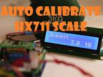 Auto calibrate hx711 scale with known weight