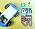 Virtual Maze Solver Robot