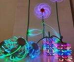Optical Fibers and LEDs - Three Projects