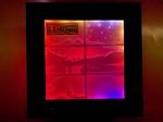 Shadow Box Internet Clock with NeoPixel Visualization