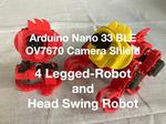 4 Legged Robot and Head Swing Robot