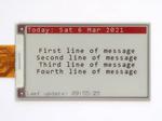 Remote e-Paper Messages Panel