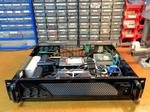 Raspberry Pi 4 NAS out of an old Power Amplifier