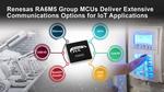 New RA6M5 Group from Renesas Completes Mainstream Line of RA6 Series Arm Cortex M33-Based MCUs