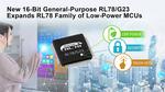 Renesas Strengthens RL78 Family of Low-Power MCUs with 16-Bit General-Purpose RL78/G23