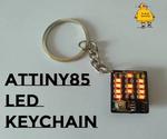 Attiny LED Letter Keychain