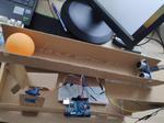 Self Balancing Ball and Beam using PID control