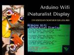 Arduino Wifi iNaturalist Display