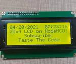 Connect LCDs With NodeMCU and Arduino