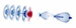 Electrons riding a double wave