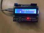 Google Chrome Dinosaur Game on 16x2 LCD Shield