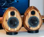 CNC-machined Wooden Egg Speakers