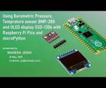 Weather Data on OLED Using Pi Pico and MicroPython