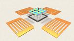 Sound-Induced Electric Fields Control the Tiniest Particles