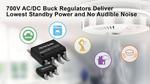 New Family of 700V Buck Regulators From Renesas Offers Unmatched Feature Set for Home Appliances, Smart Homes, Sensing Systems, Power Meters and Industrial Controls