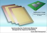 Panasonic Commercializes a New Semiconductor Substrate Material Designed to Improve Reliability