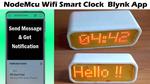 Home Security Smart Clock IoT Emergency App Notification
