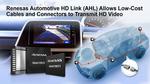 New Renesas Solution For Automotive Cameras Enables High-Definition Video Using Low-Cost Cables and Connectors