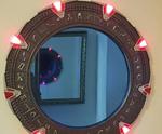 Stargate Mirror With Visual and Sound Effects