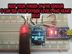 Pulse oximeter using Arduino