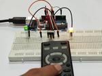 Remote Controlled LEDs with IR Receiver and Arduino
