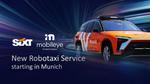 Mobileye and SIXT Plan New Robotaxi Service