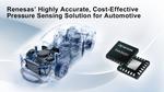 Renesas Introduces Highly Accurate, Cost-Effective Pressure Sensing Solution for Automotive Applications