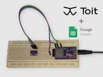 ESP32 and Toit: Log sensor data to Google Sheet and emailing