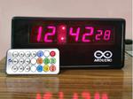 Digital Clock with IR Remote Control using Arduino Nano
