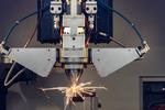 Magnetic material 3D-printed from nonmagnetic powder